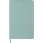 Moleskine Classic 18 Month 2026-2027 Weekly Planner, Hard Cover, Large (5 x 8.25), Sage Green, 208 pages