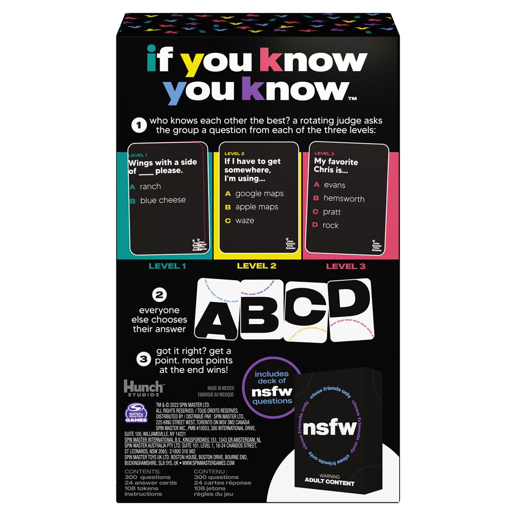 Game If You Know You Know by Homeportonline