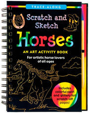 Scratch & Sketch Horses (Trace-Along) An Art Activity Book for Artistic Horse Lovers of All Ages