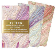 Agate Jotter Notebooks (Set Of 3)