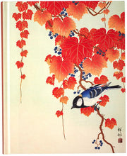 Journal Oversize Bird and Red Ivy
