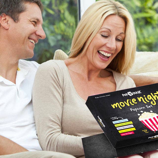 Pop 'N Dulge - Movie Night Gift Basket Popcorn Gift Set by SidePony Boutique