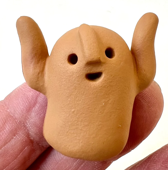 Gashapon Capsule Teen & Up Haniwa Clay Mascot Figurine (Sold As An Individual Capsule) by Homeportonline
