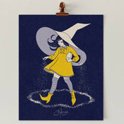 Salty Witch Art Print | Protection Circle |
