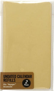 Journal Voyager Refills Undated Calendar - Set of
