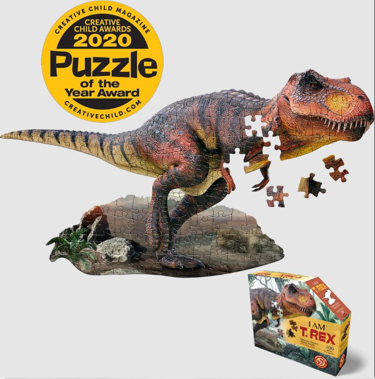 Puzzle 100 Piece I Am T. Rex by Homeportonline