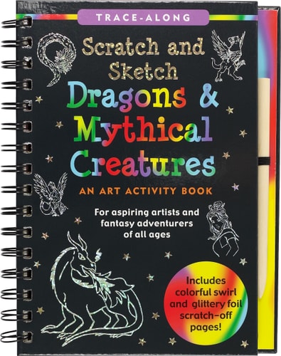 Scratch and Sketch Dragons and Mythical Creatures (Trace Along)