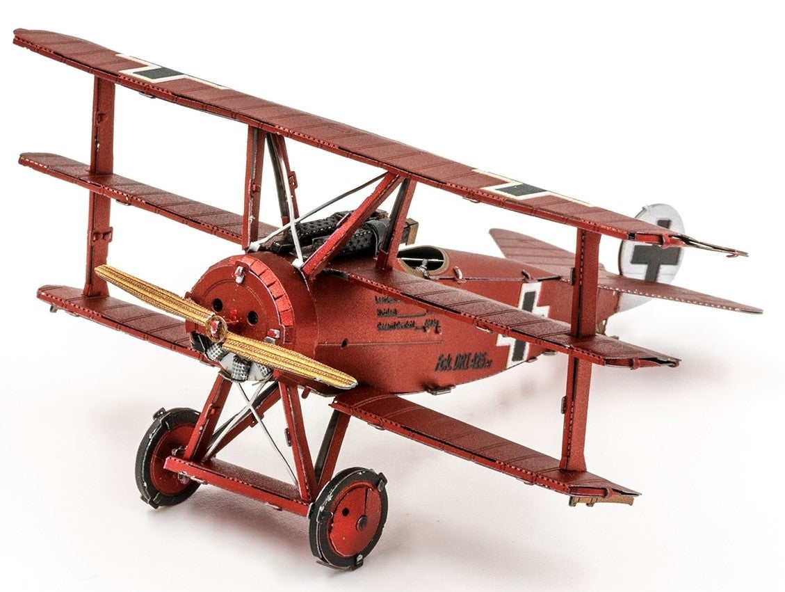 Metal Model Kit Aviation Plane Fokker Dr.I Triplane by Homeportonline