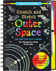 Scratch and Sketch Outer Space (Trace Along)