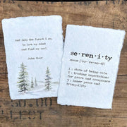 Print: And Into the Forest I Go, To Lose My Mind John Muir Quote