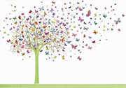 Note Cards Tree of Butterflies
