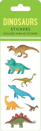 DINOSAURS STICKER SET.