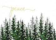 Winter Evergreens Deluxe Boxed Holiday Cards