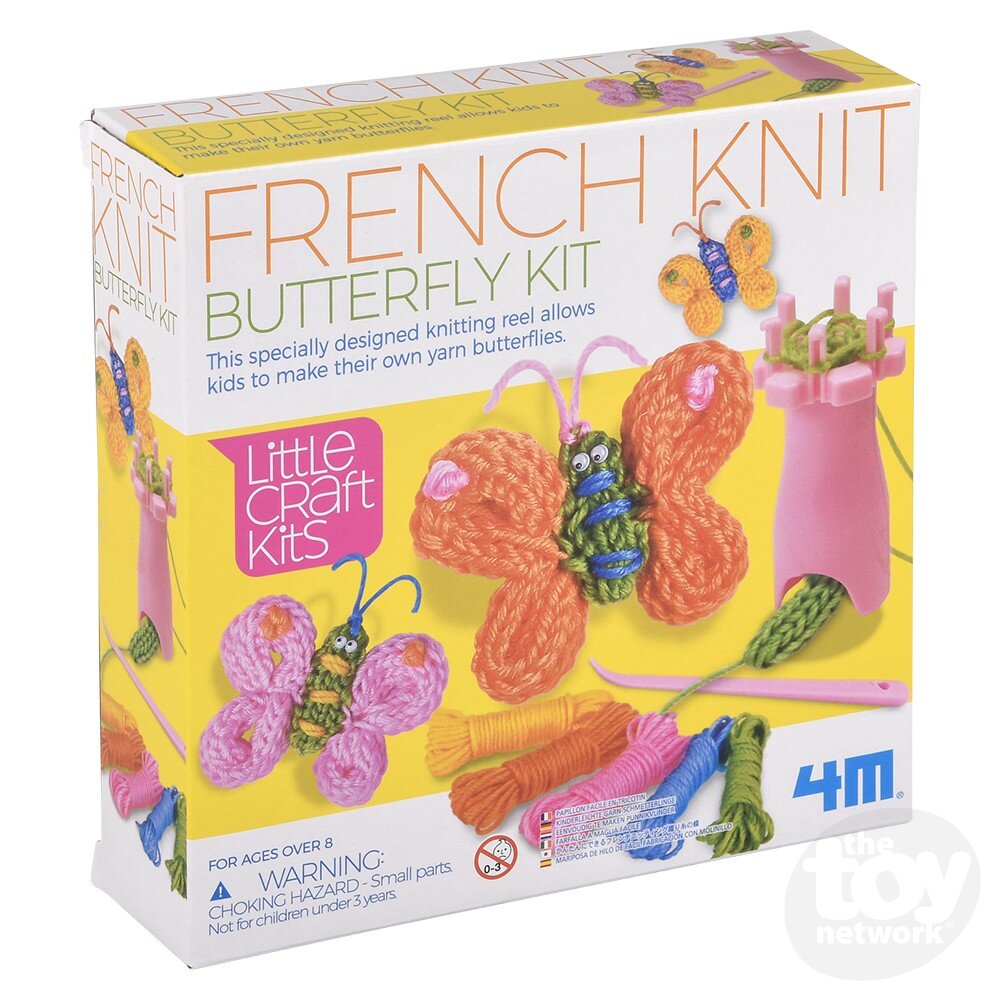 4M Little Craft French Knit Butterfly Kit by Homeportonline