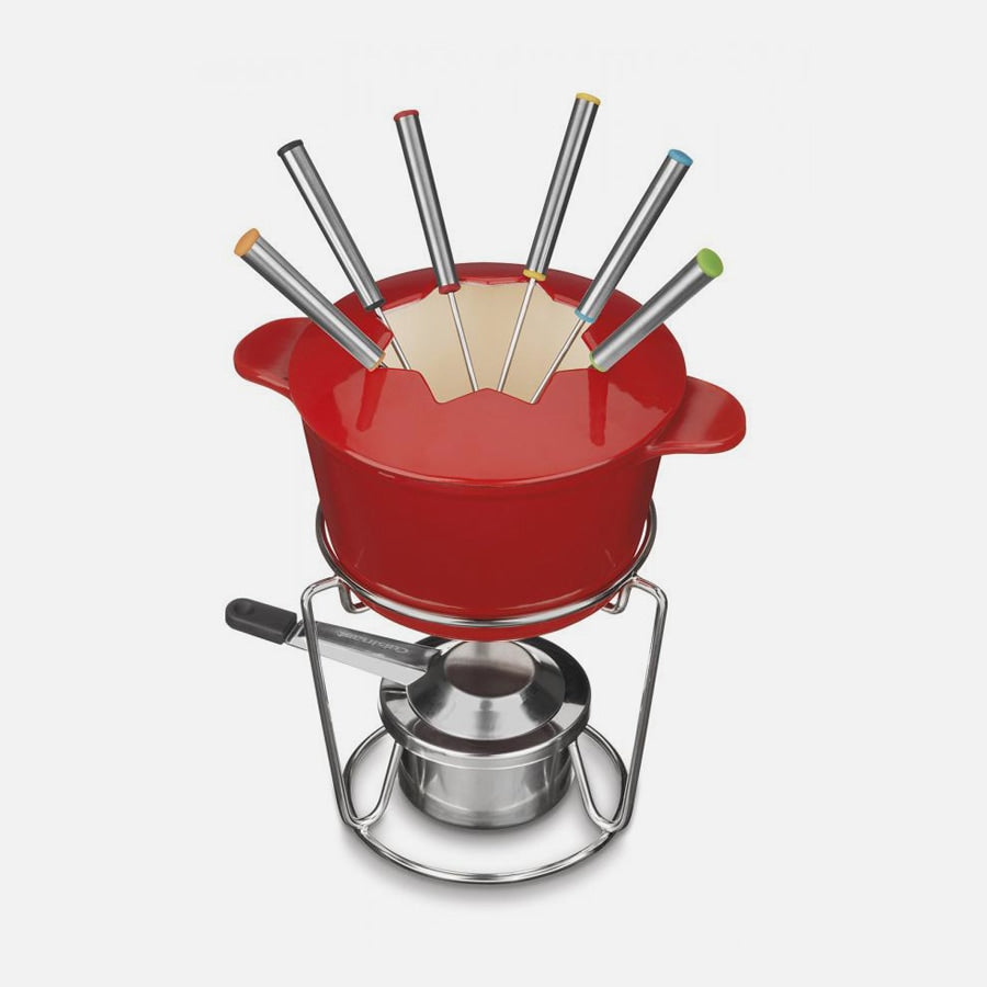 Fondue Set - Red 13pc by Homeportonline