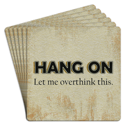 Bar Coaster | Hang on let me overthink this by Homeportonline