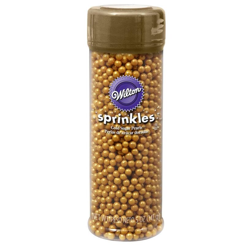 Gold Sugar Pearls by Kiss the Cook
