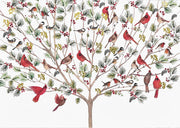 A Merry Perch Deluxe Boxed Holiday Cards (20 cards, 21 self-sealing envelopes)