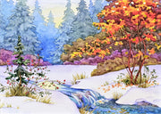 Winter Tapestry Deluxe Boxed Holiday Cards (20 cards, 21 self-sealing envelopes)
