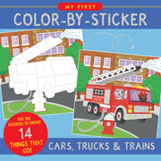 My First Color-by-sticker Book - Cars, Trucks, & T