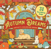 Autumn Dreams Coloring Book - 31 Stress Free Desig