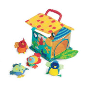 Manhattan Toy Put and Peek Birdhouse Soft Activity Toy