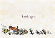 Pooh Bear Thank You Notes (14 Cards, 15 Self-Sealing Envelopes)