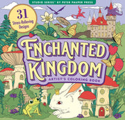 Enchanted Kingdom Adult Coloring Book (31 One-Side