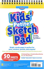 Studio Series Jr. Kids' Portable Sketch Pad 6 X 9 Inches (50 Perforated Sheets)