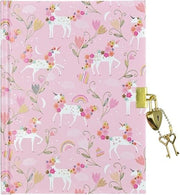 Locking Journal Unicorn Blooms