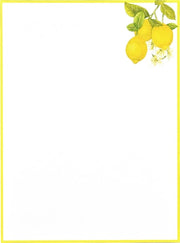 Amalfi Lemons Boxed Stationery (30 sheets, 24 envelopes)