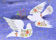 Doves in Flight Deluxe Boxed Holiday Cards (20 cards, 21 self-sealing envelopes)
