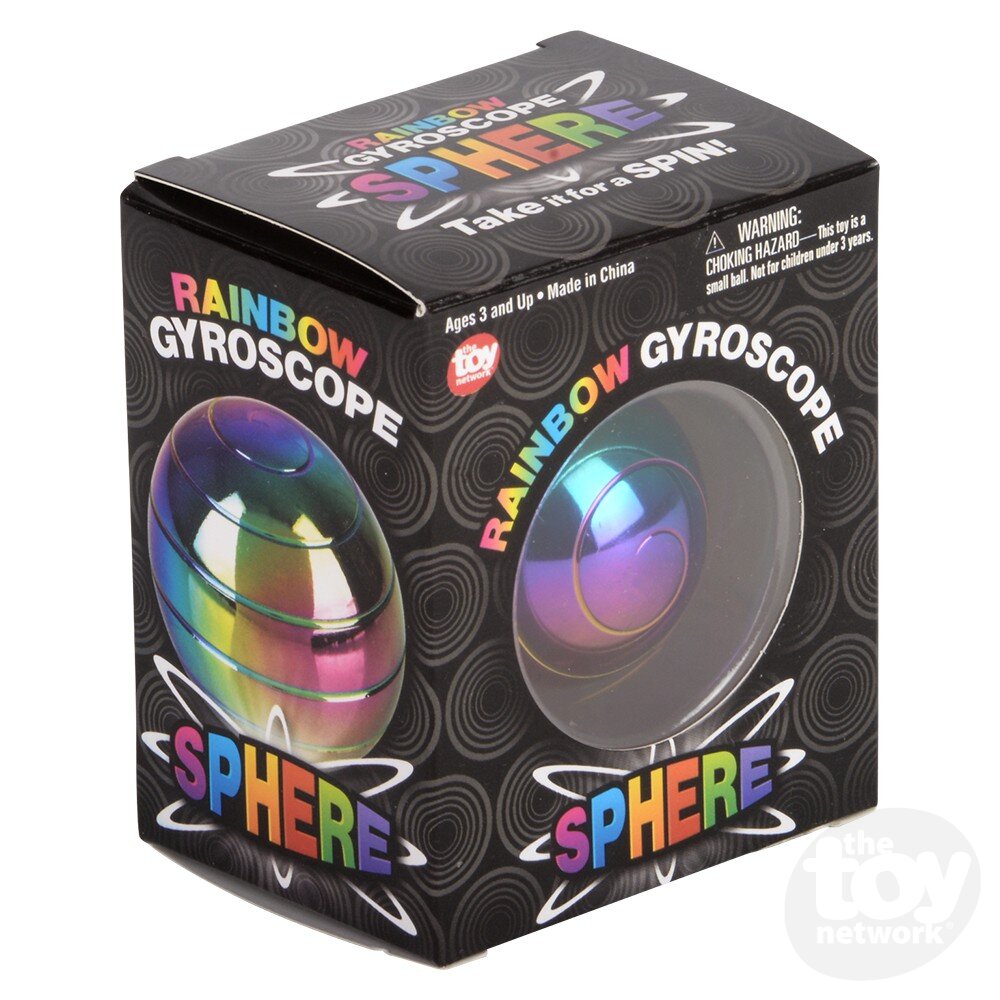Gyroscope Rainbow Sphere by Homeportonline