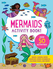 Mermaids Activity Book - Mazes, Word-searches, Col