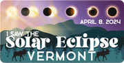 Solar Eclipse Vinyl Decal 2x4 by Homeportonline