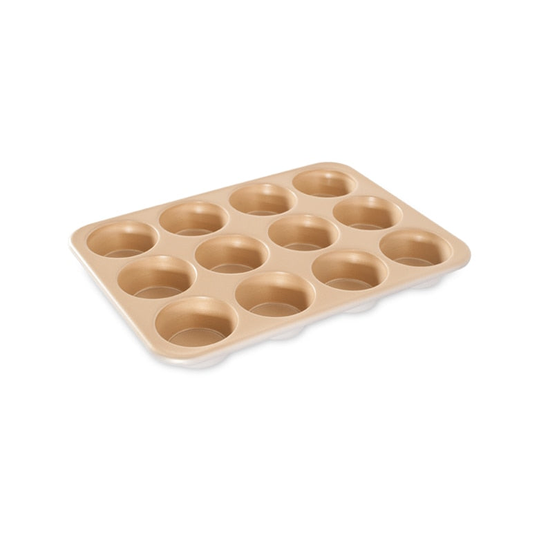 Nonstick Naturals 12 Cup Muffin Pan by Homeportonline