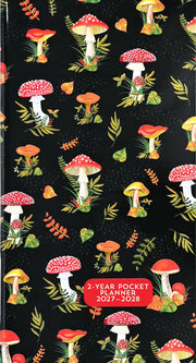2027-28 Mushrooms 2-Year Pocket Planner (24-Month Calendar)