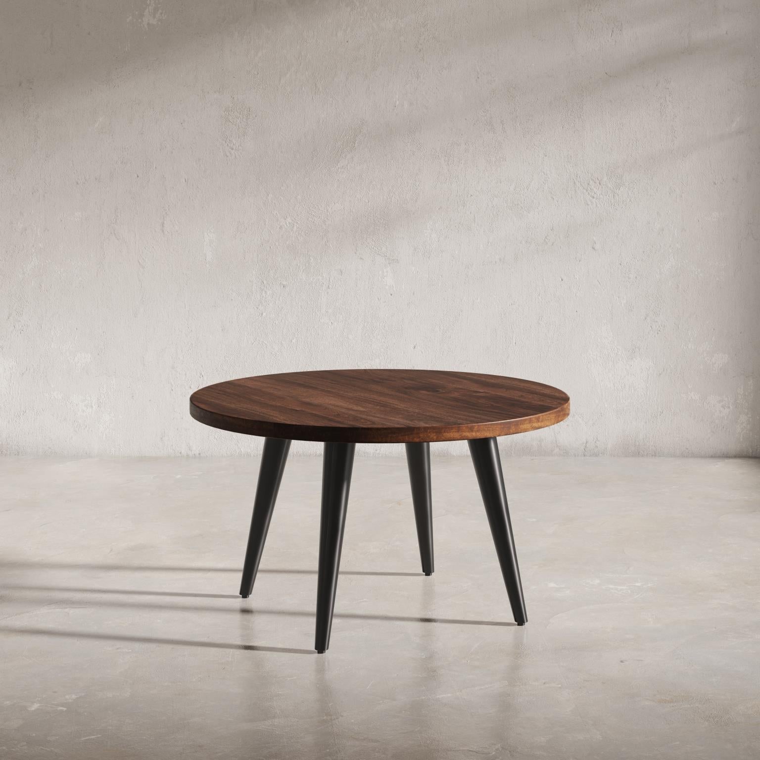 Prelude Cocktail Table Round Walnut by Homeportonline