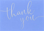 Periwinkle Thank You Notes (14 cards, 15 self-sealing envelopes)