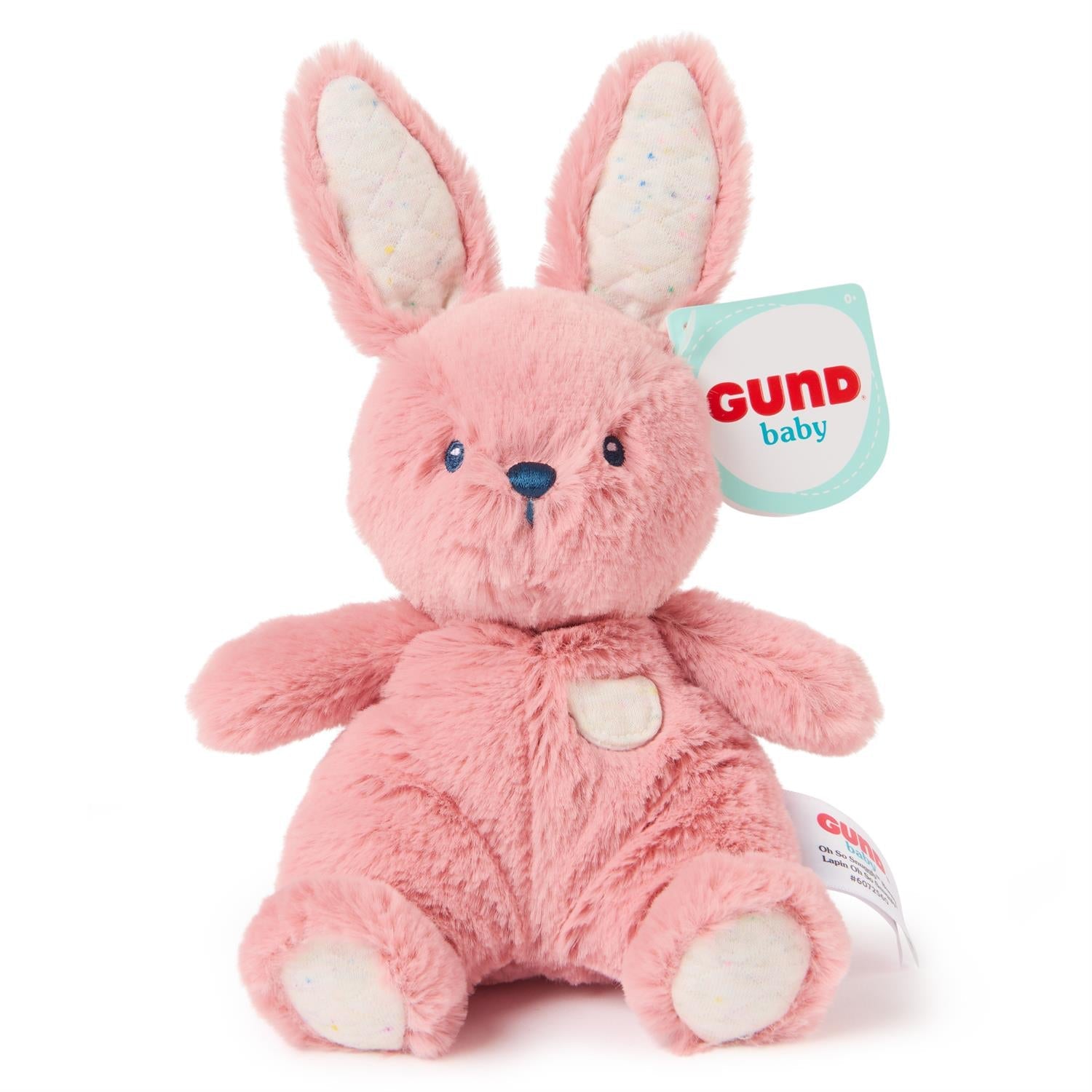 Plush Oh So Snuggly Littles Bunny Pink 7" by Homeportonline