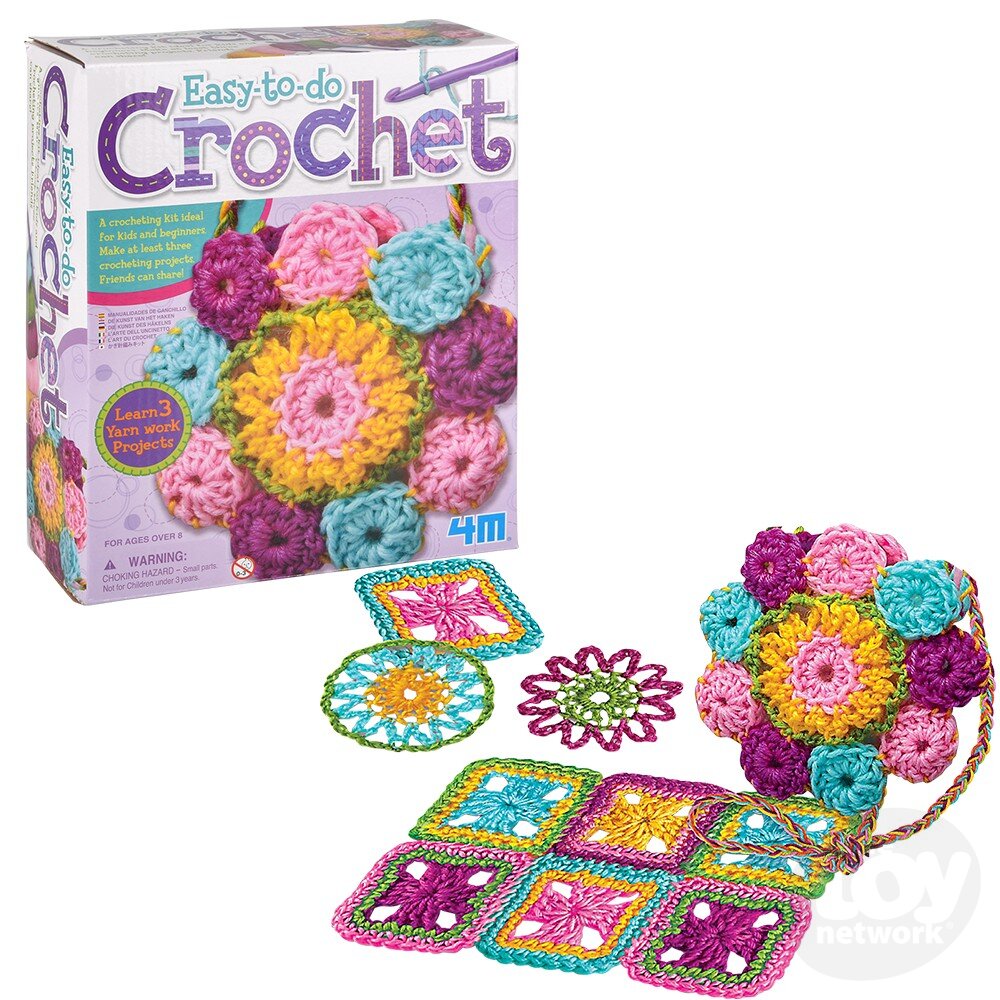 4M Kidzlabs Knitting Easy-To-Do Crochet by Homeportonline