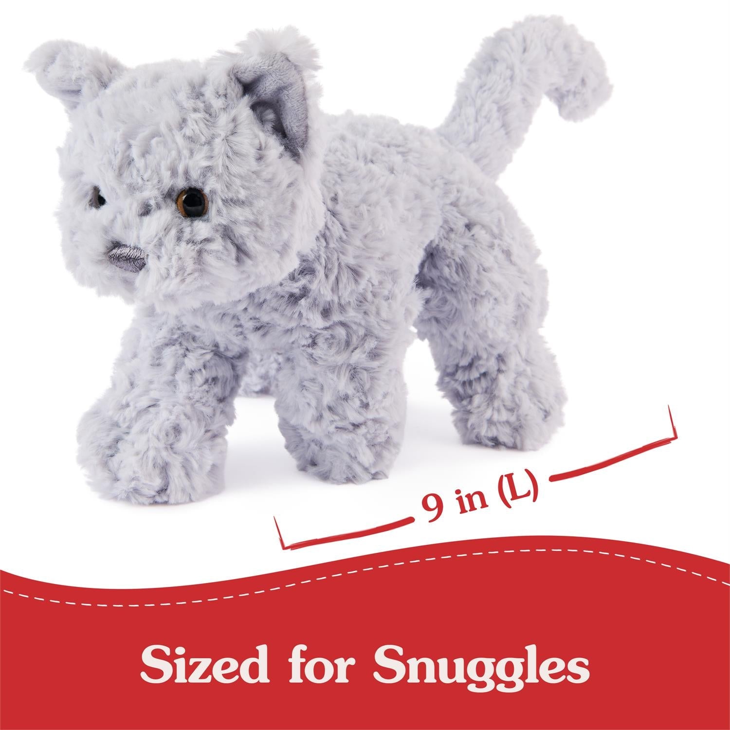 Plush Cat & Dog Collection English Blue Kitten Bootsie 9" by Homeportonline