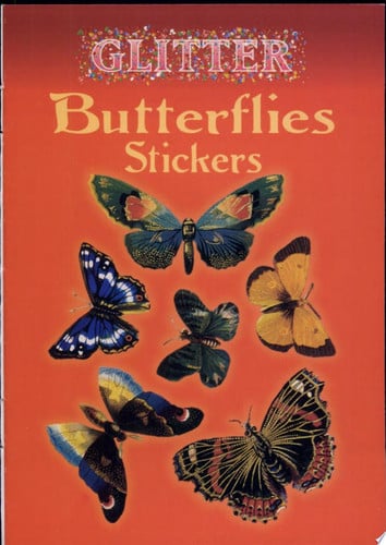 Glitter Butterflies Stickers