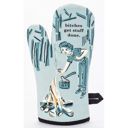 Oven Mitt - Blue Q - Bxxxhes Get Stuff Done WW107