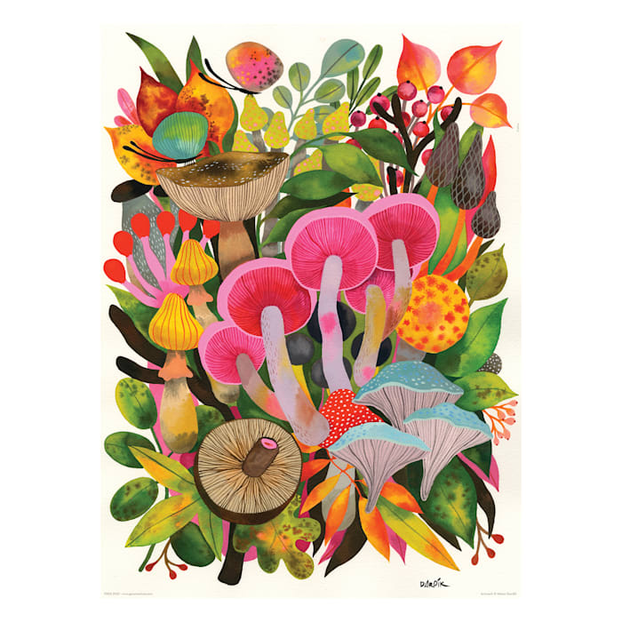 Fred Artist Series Puzzle - Mushroom Toomuchery  500 pieces