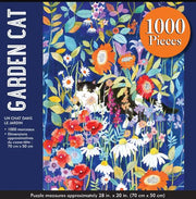Puzzle 1000 Piece Garden Cat by Homeportonline