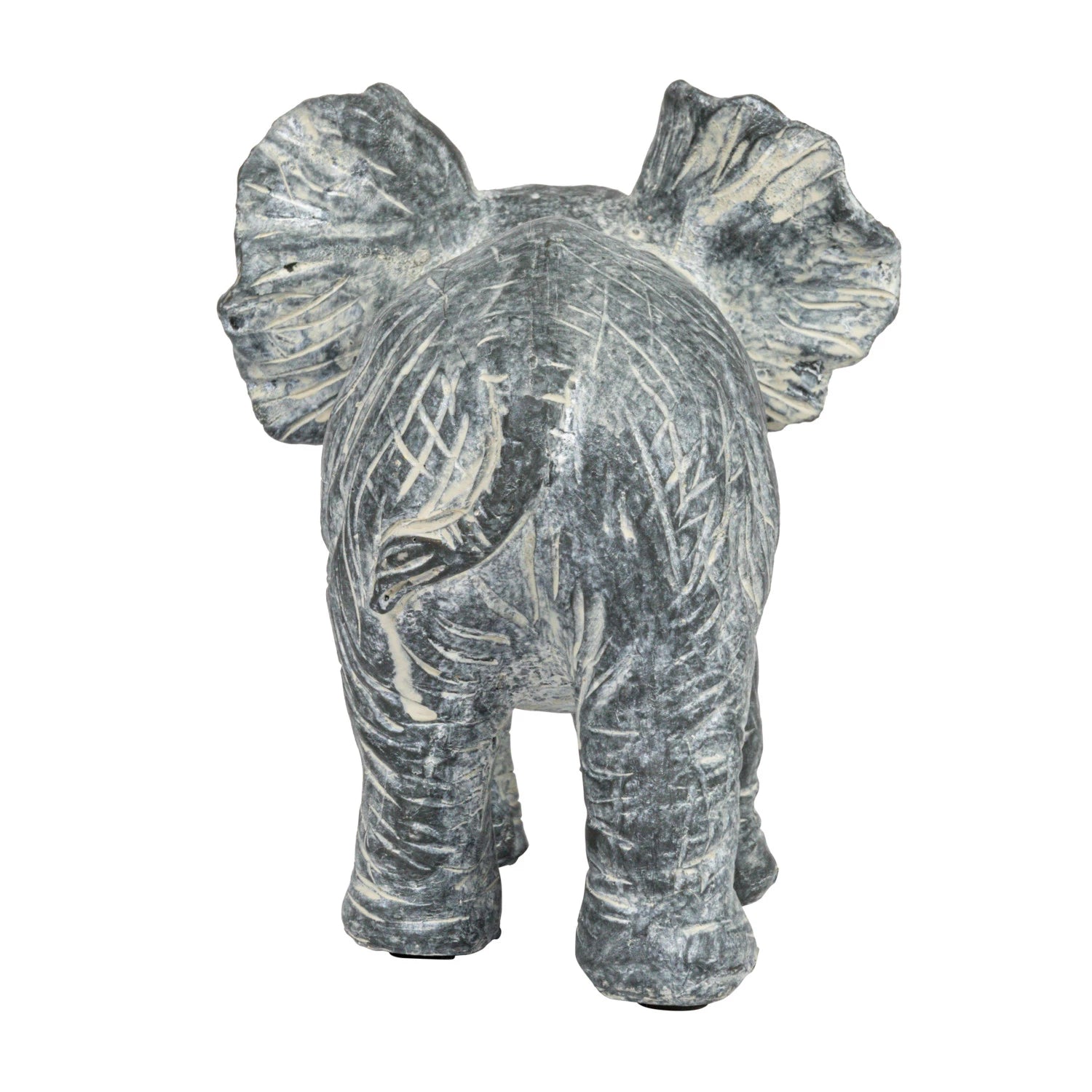 Decorative Resin Elephant Grey 7.75"h by Homeportonline