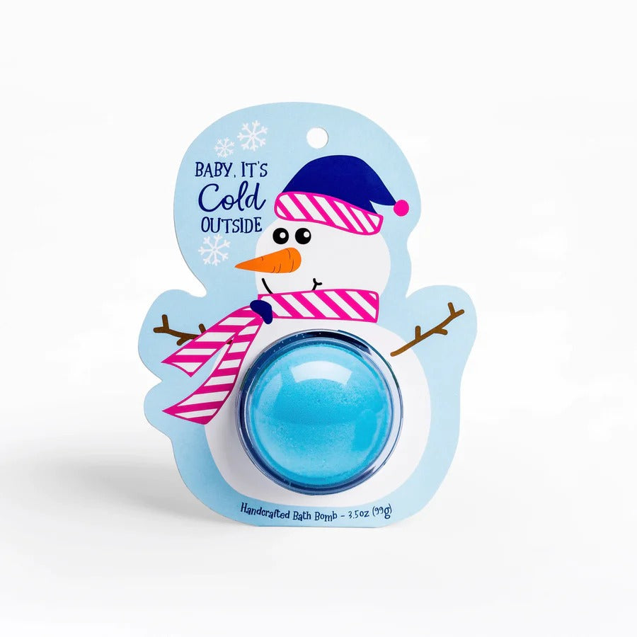 Clamshell Bath Bomb - Christmas Snowman by Homeportonline