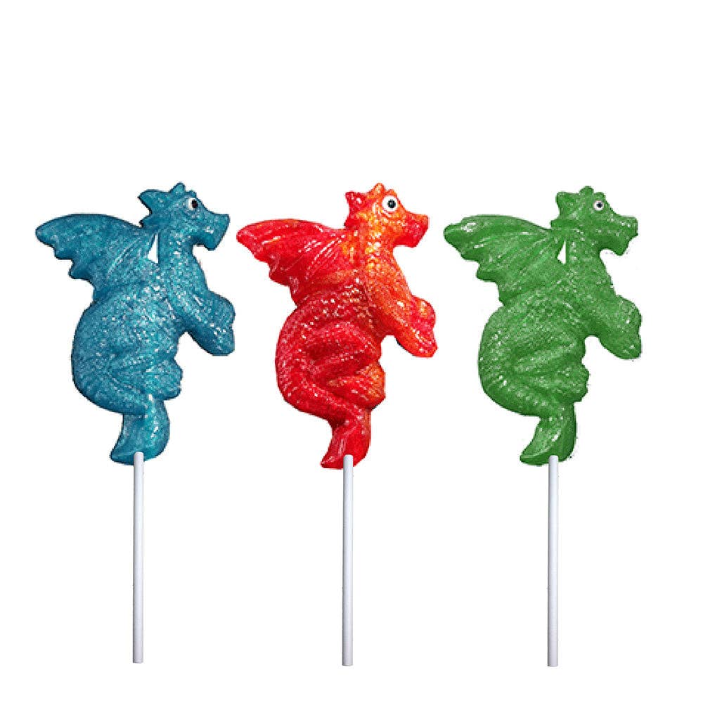 Dragon Glitter Lollipops by SidePony Boutique