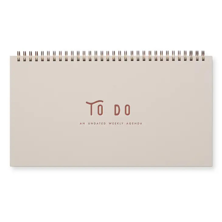 Undated Weekly Planner